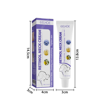 EELHOE视黄醇颈霜 颈部按摩淡化颈纹滋润紧致颈部肌肤重塑天鹅颈